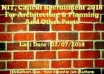 NIT, Calicut Recruitment 2018 For Architecture & Planning And Other Posts