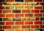 Pawan Hans Limited Recruitment 2018 For Cadet Pilot Scheme Post