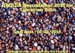 GMRDS Recruitment 2018 for Librarian Post