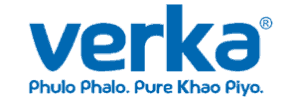 VERKA - The Punjab State Co-operative Milk Producers Federation Ltdवी.इ.आर.के.ऐ  Logo