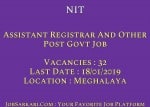 NIT Recruitment 2018 For Assistant Registrar And Other Post Govt Job