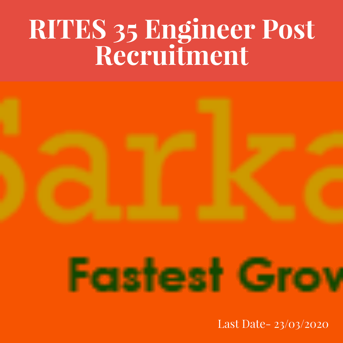 RITES Recruitment 2020 For Engineer Post
