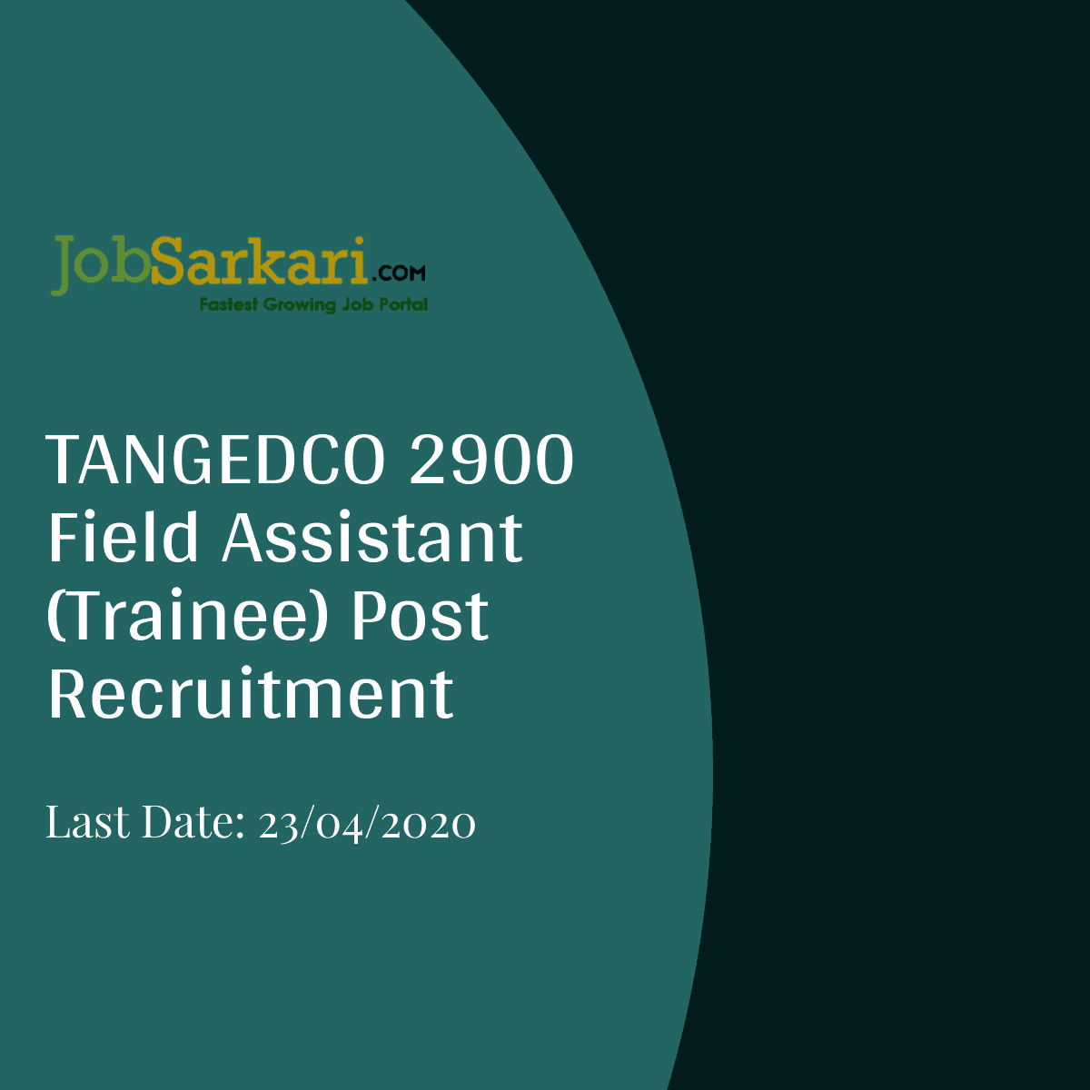TANGEDCO Recruitment 2020 For Field Assistant (Trainee) Post