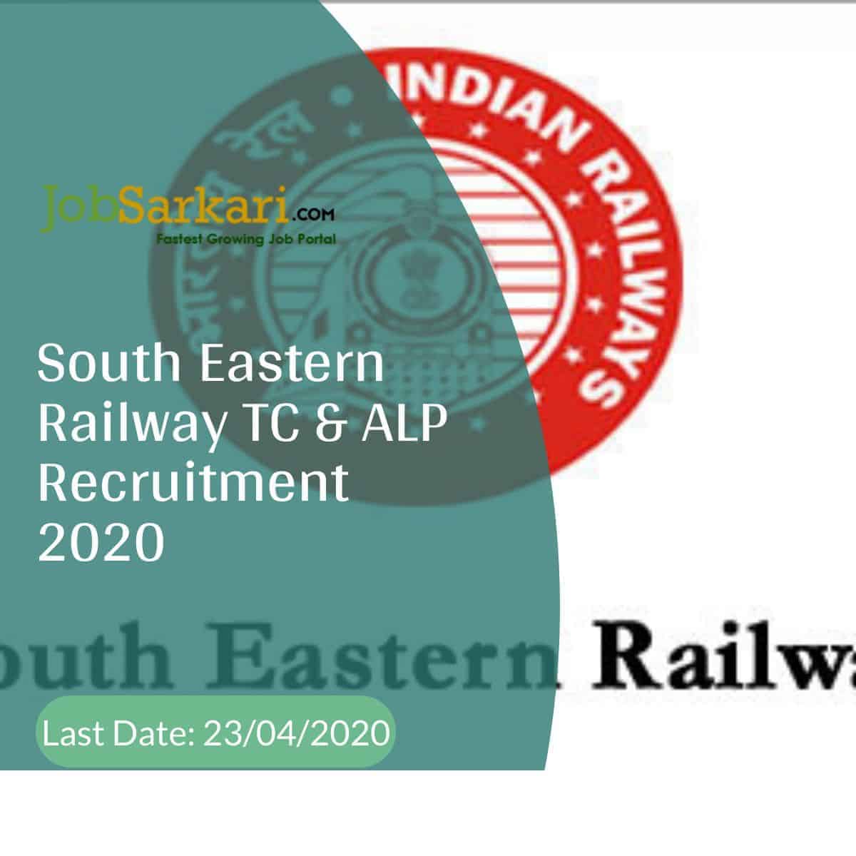 South Eastern Railway TC & ALP Recruitment 2020