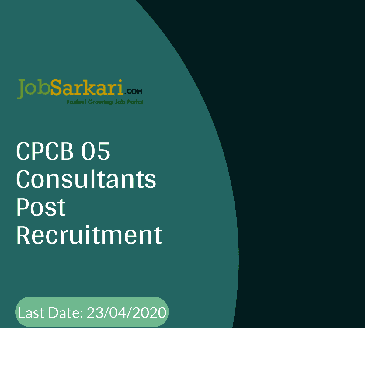 CPCB Recruitment 2020 For Consultants Post