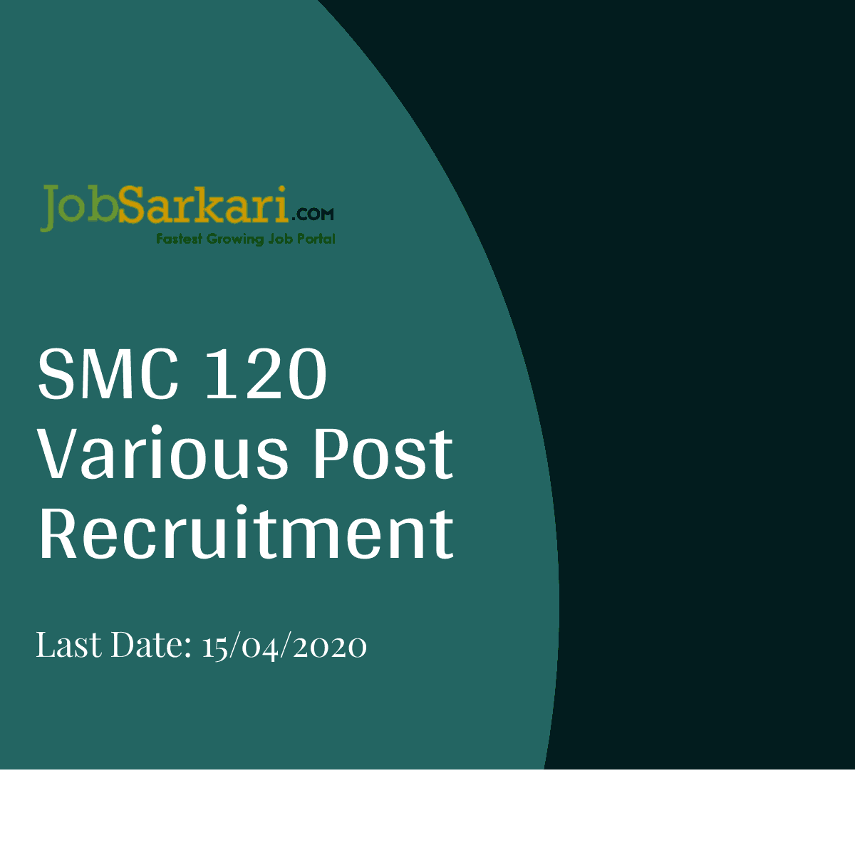 SMC Recruitment 2020 For Various Post