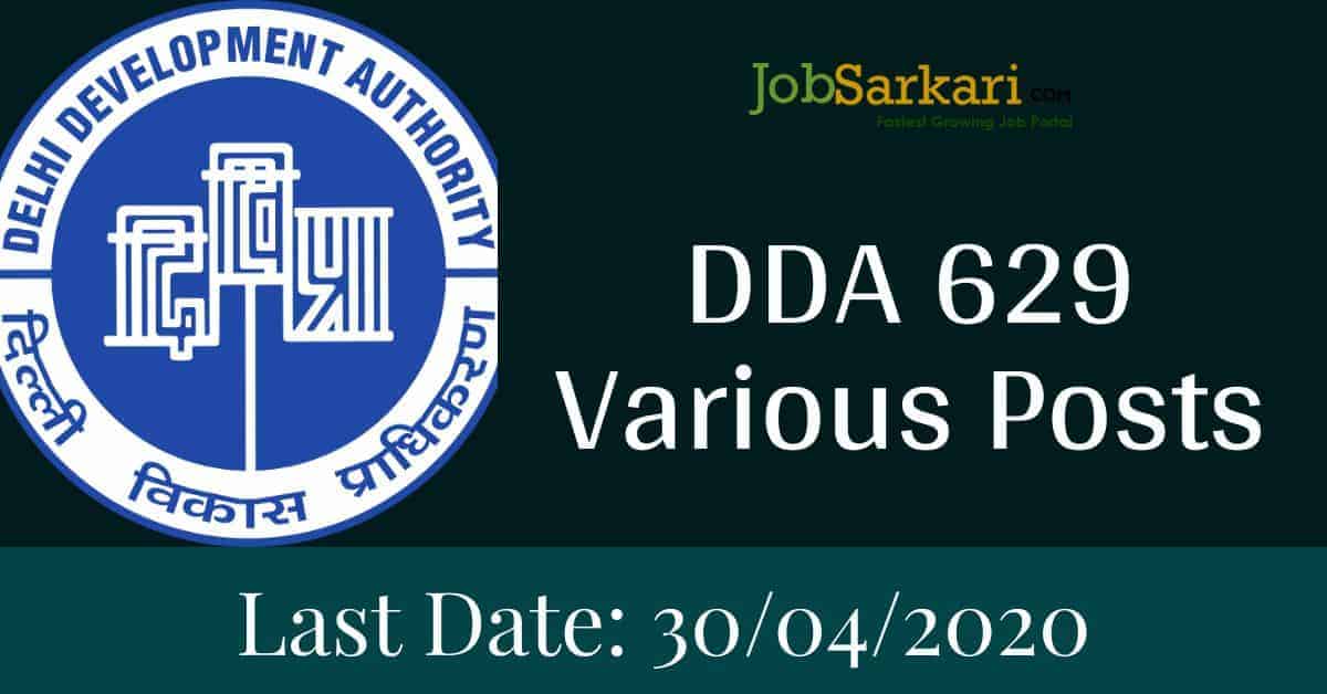 DDA 629 Various Posts