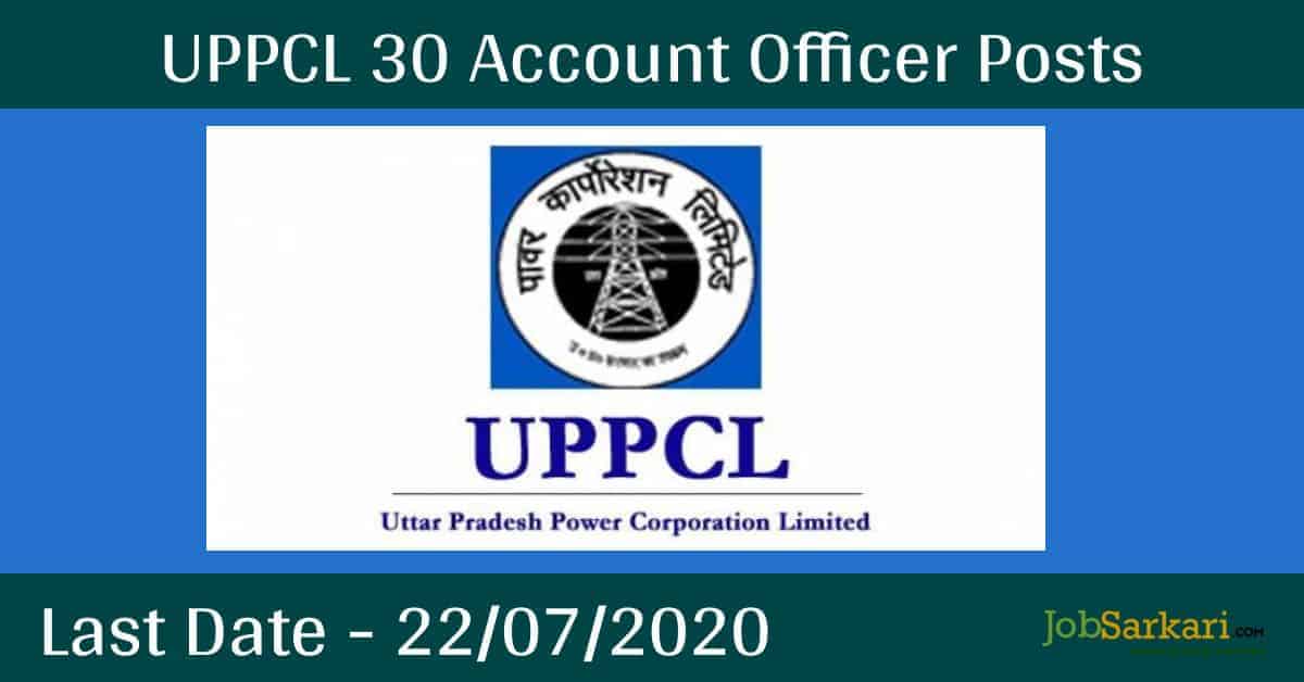UPPCL 30 Account Officer Posts 1