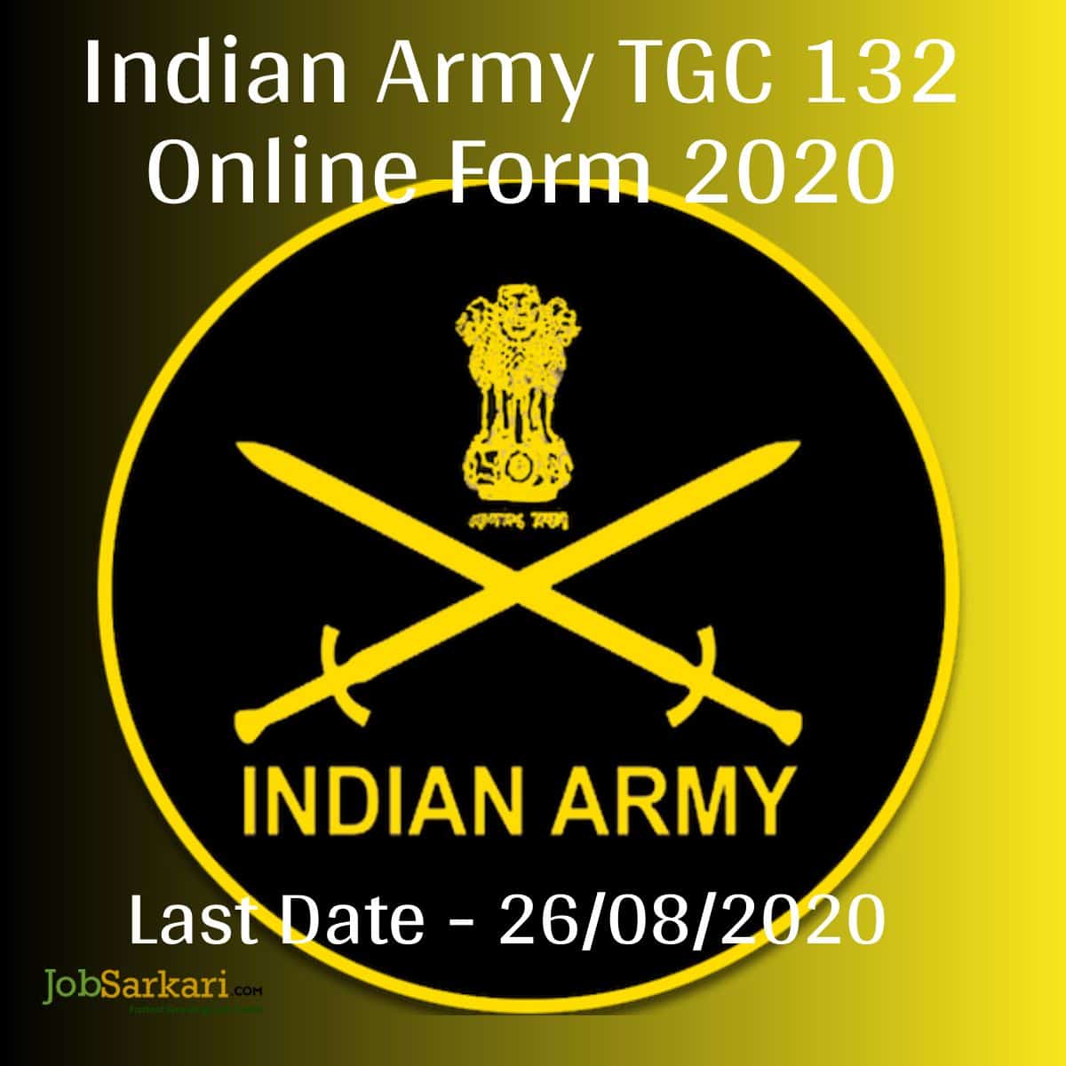 Indian Army TGC 132 Online Form 2020 1