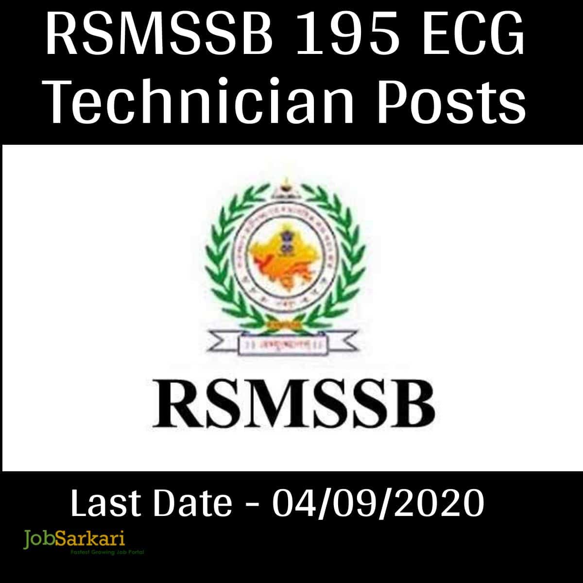 RSMSSB 195 ECG Technician Posts 1