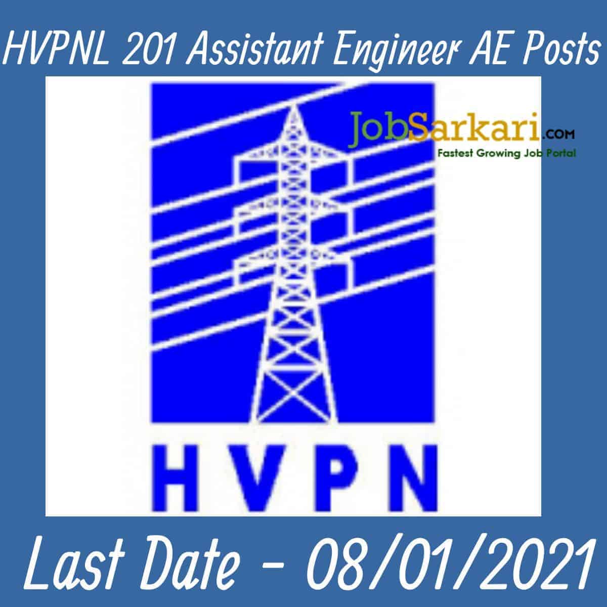 HVPNL 201 Assistant Engineer AE Posts