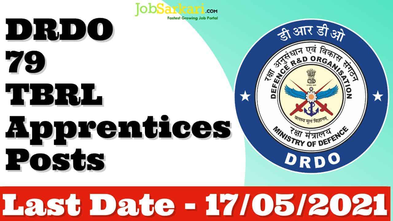 DRDO 79 TBRL Apprentices Posts 1