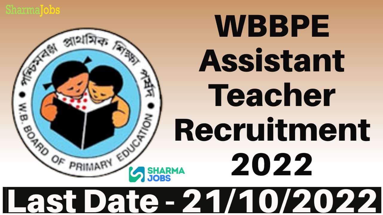 WBBPE Assistant Teacher Recruitment 2022