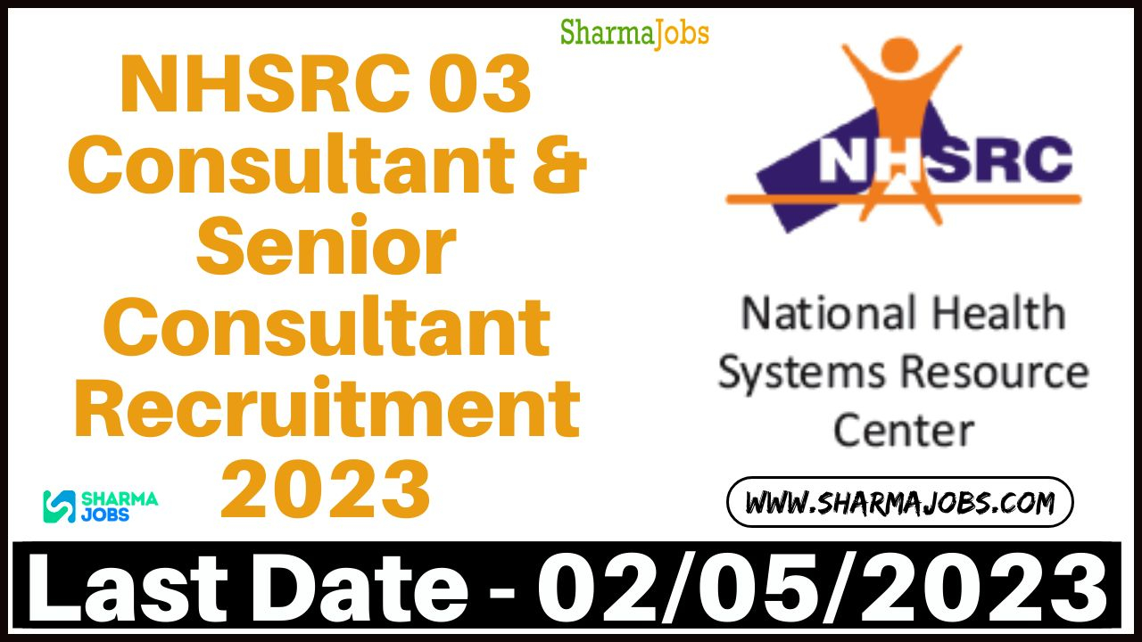 NHSRC 03 Consultant & Senior Consultant Recruitment 2023