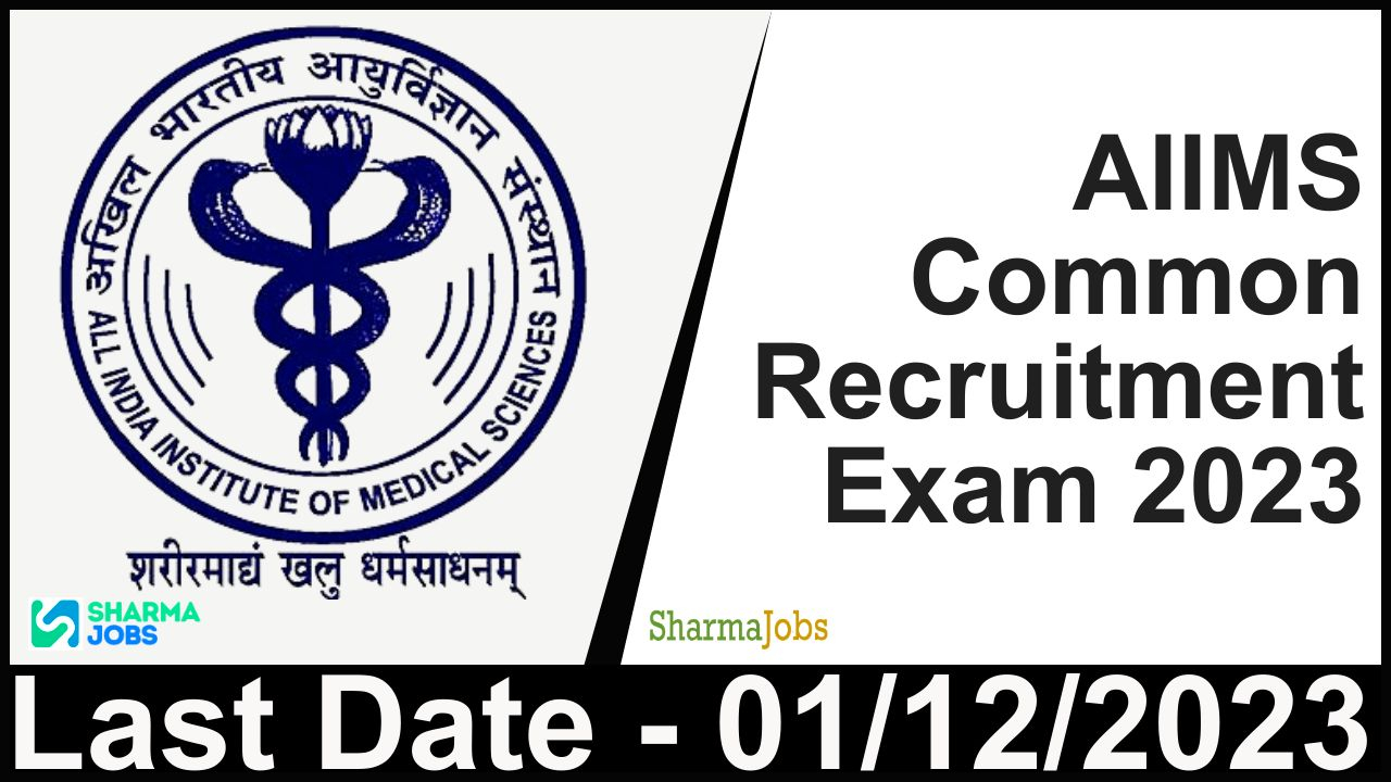 AIIMS Common Recruitment Exam 2023