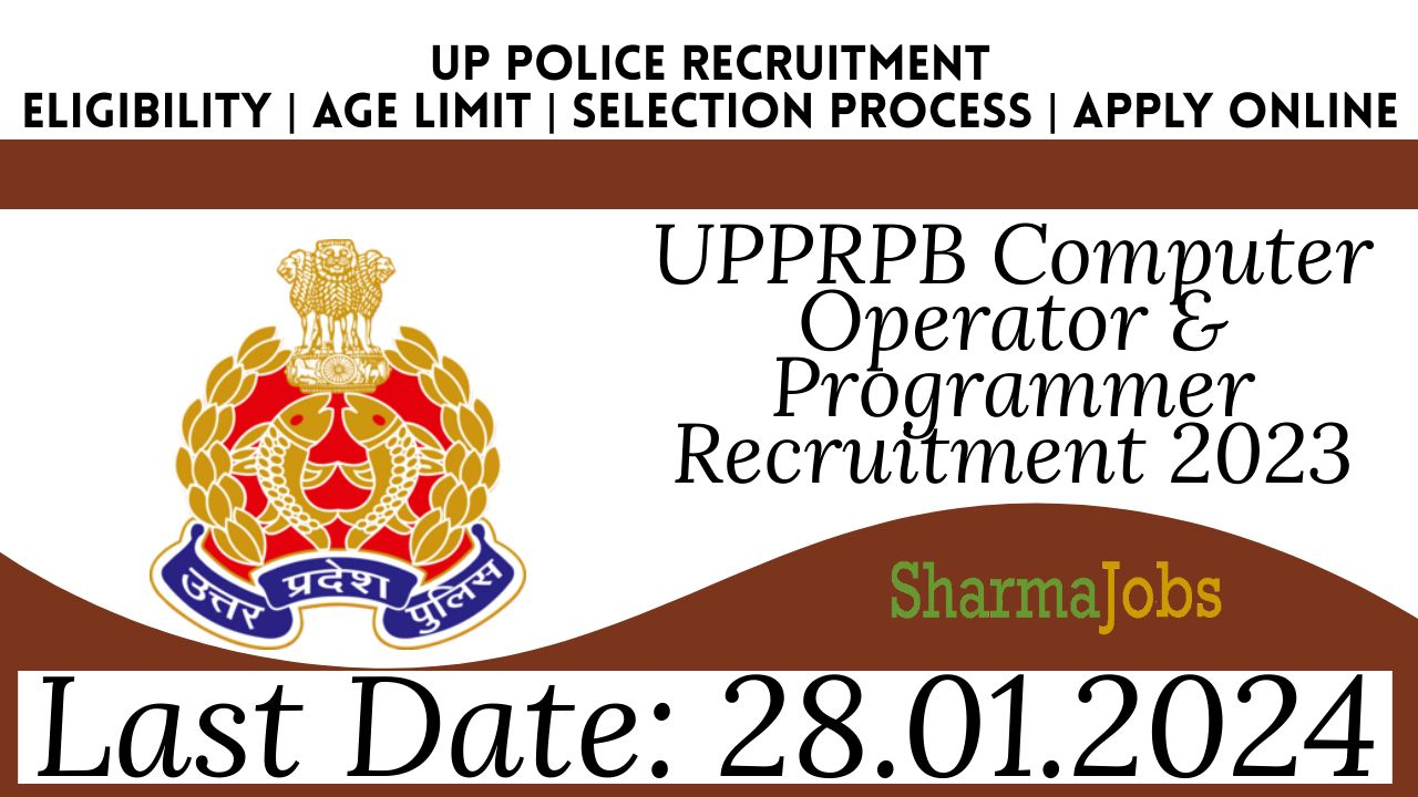 UPPRPB Computer Operator & Programmer Recruitment 2023