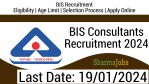 BIS Consultants Recruitment 2024