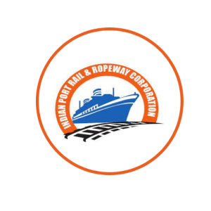 Indian Port Rail and Ropeway Corporation Limitedइं. पो. रे. रो. कॉ. लि. Logo