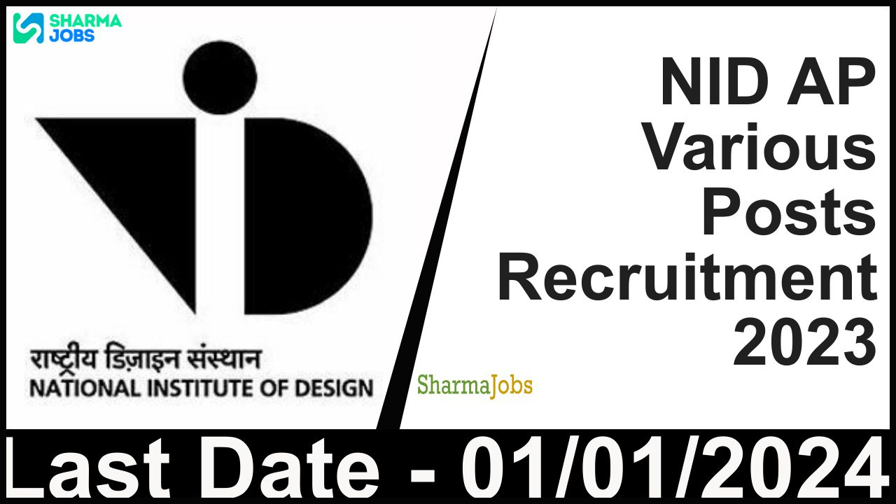 NID AP Various Posts Recruitment 2023