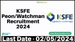 KSFE KPSC Kerala Recruitment 2024